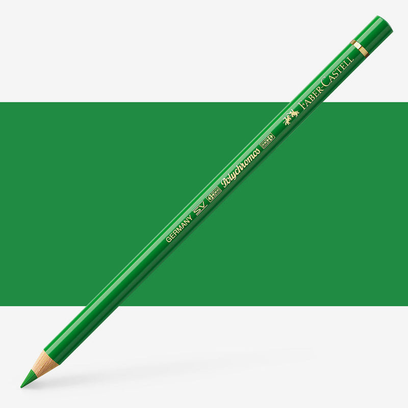 FABERCASTELL POLYCHROMOS COLOUR PENCILS PERMANENT GREEN