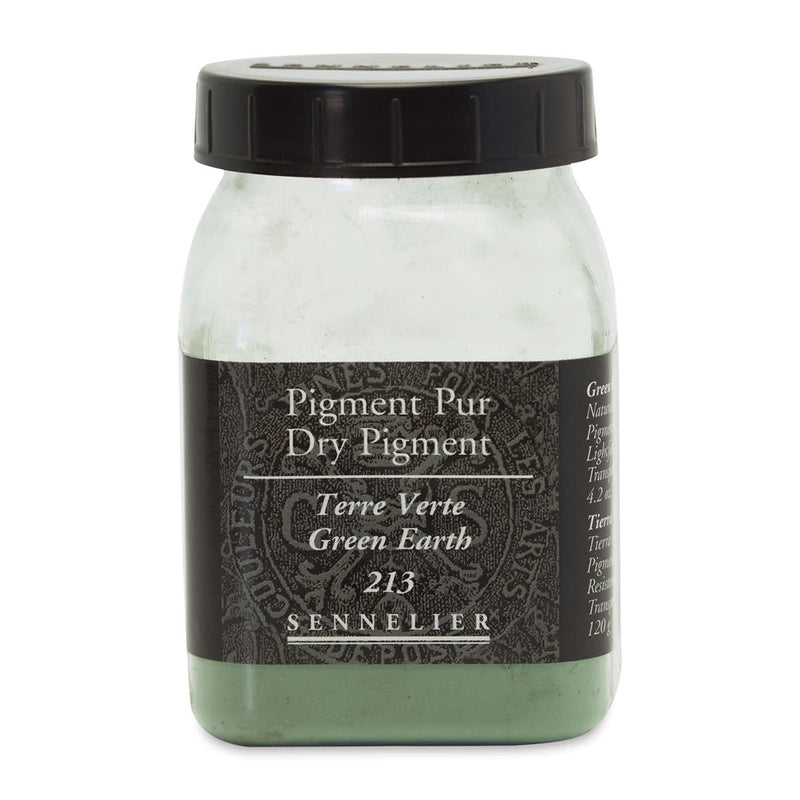 SENNELIER DRY PIGMENT GREEN EARTH 120 GRAMS (213)