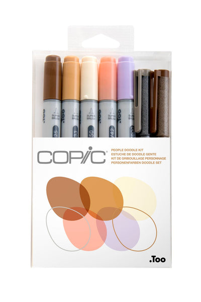 COPIC CIAO MARKER PEOPLE DOODLE KIT SET OF 7