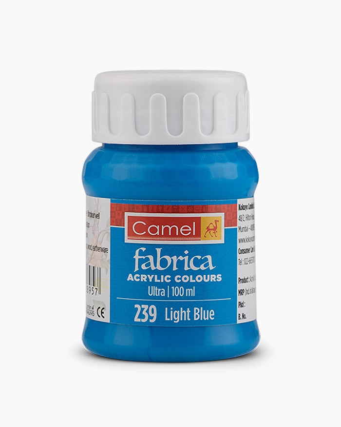 CAMLIN FABRICA ULTRA ACRYLIC COLOUR 100 ML LIGHT BLUE