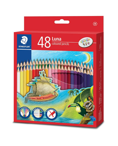 STAEDTLER LUNA COLOUR PENCIL SET OF 48 (136C48)