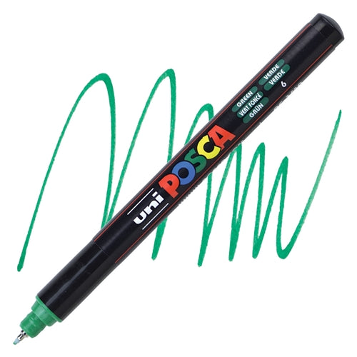 UNIPOSCA MARKER ULTRAFINE PC-1MR GREEN