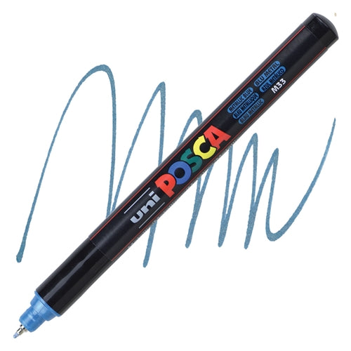 UNIPOSCA MARKER ULTRAFINE PC-1MR METALLIC BLUE