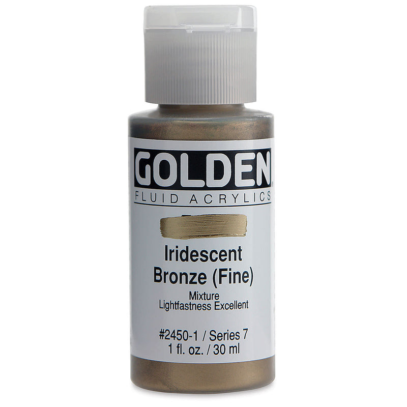 GOLDEN FLUID ACRYLIC 30 ML SR 7 IIRISDISCENT BRONZE FINE 0002450-1