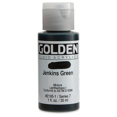 GOLDEN FLUID ACRYLIC 30 ML SR 7 JENKINS GREEN 0002195-1