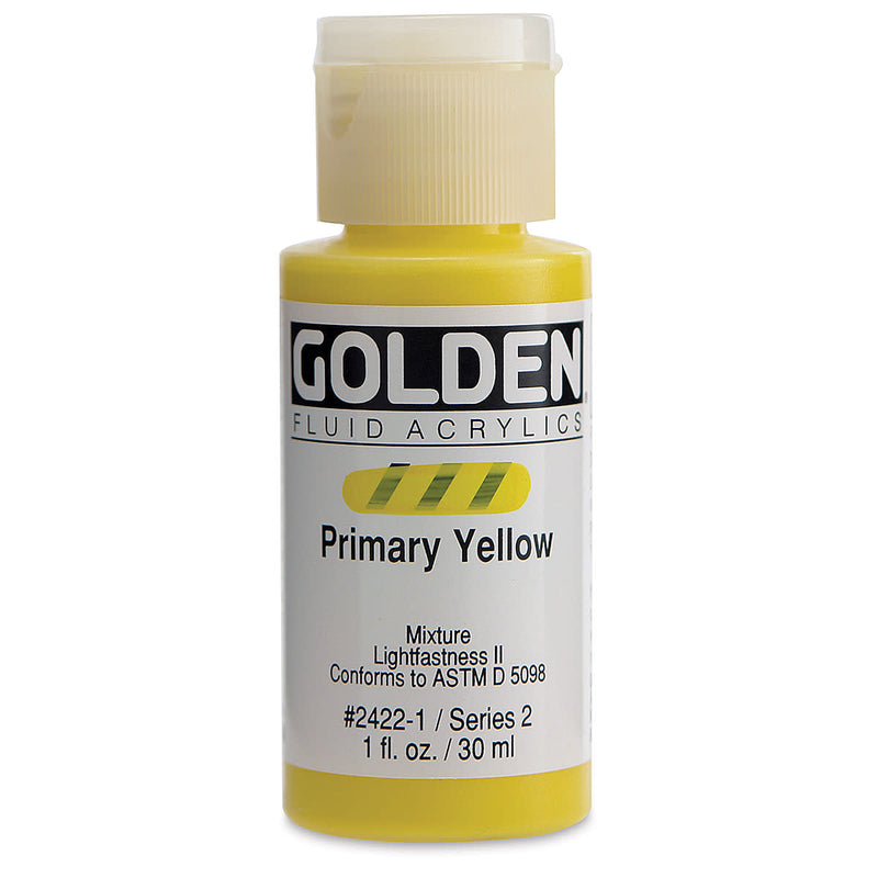 GOLDEN FLUID ACRYLIC 30 ML SR 2 PRIMARY YELLOW 0002422-1