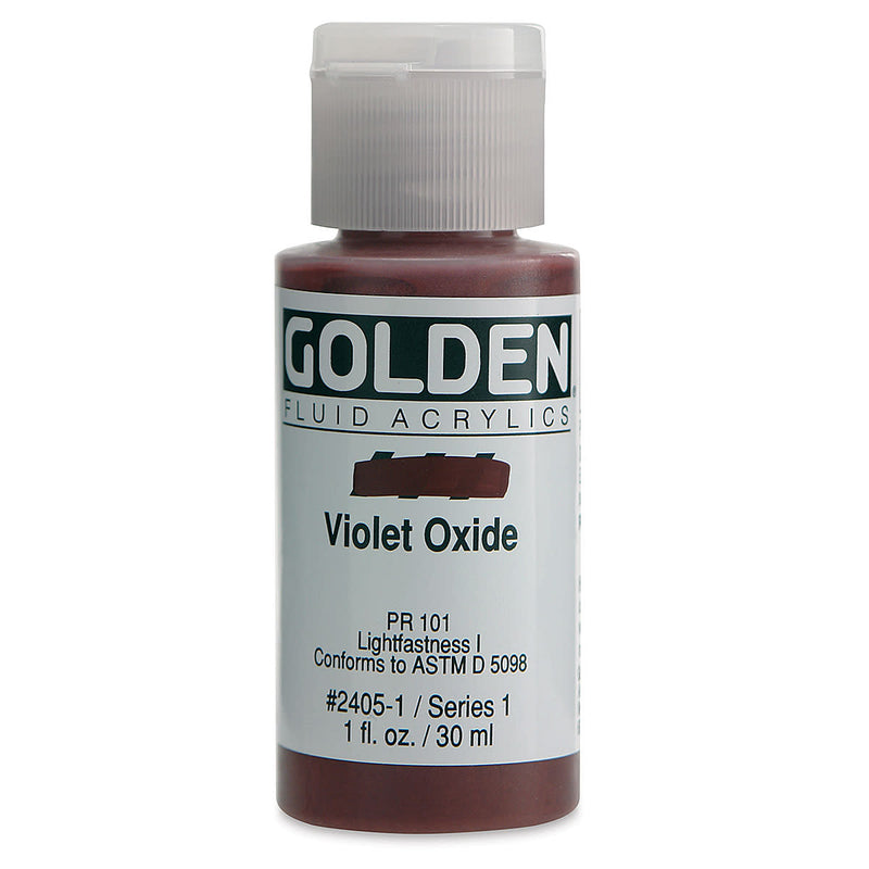 GOLDEN FLUID ACRYLIC 30 ML SR 1 VIOLET OXIDE 0002405-1