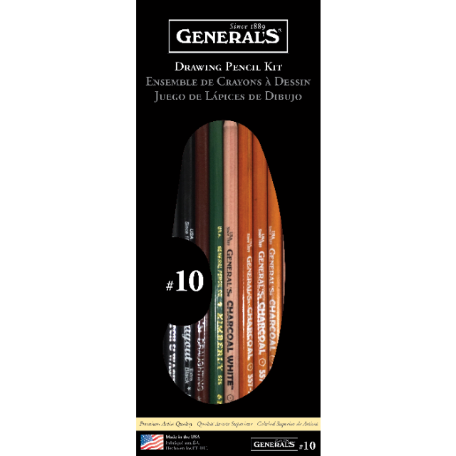 GENERAL DRAWING PENCIL KIT SET OF 13 (NO.10)