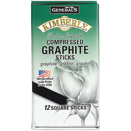 GENERAL COMPRESSED GRAPHITE STICK MEDIUM 4B (974-4B)