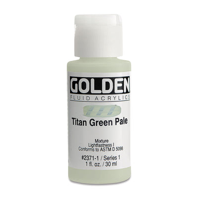 GOLDEN FLUID ACRYLIC 30 ML SR 1 TITAN GREEN PALE 0002371-1