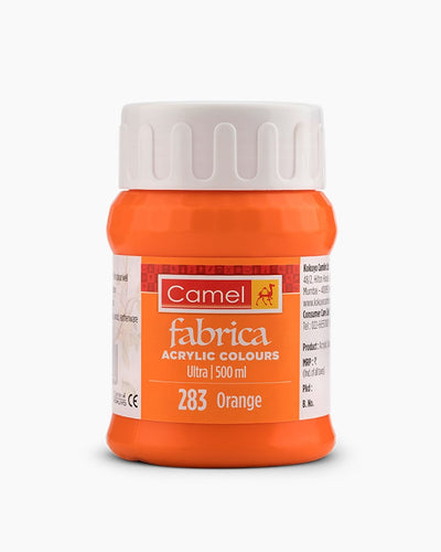 CAMLIN FABRICA ULTRA ACRYLIC COLOUR 500 ML ORANGE