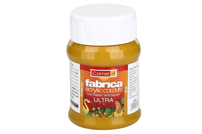 CAMLIN FABRICA ULTRA ACRYLIC COLOUR 500 ML YELLOW OCHRE