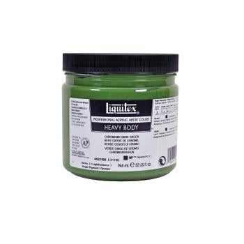 LIQUITEX PROFESSIONAL HEAVY BODY ACRYLIC 946 ML CHROMIUM OXIDE GREEN