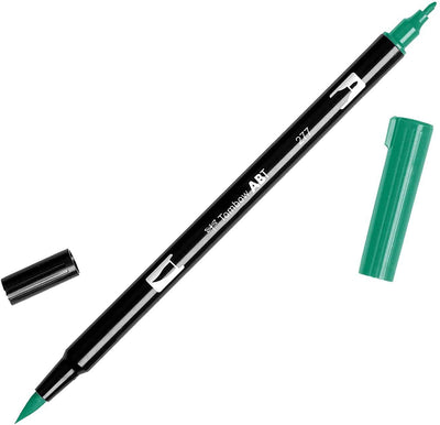 TOMBOW DUAL BRUSH PENS DARK GREEN