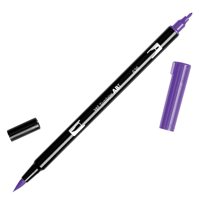 TOMBOW DUAL BRUSH PENS IMPERIAL PURPLE