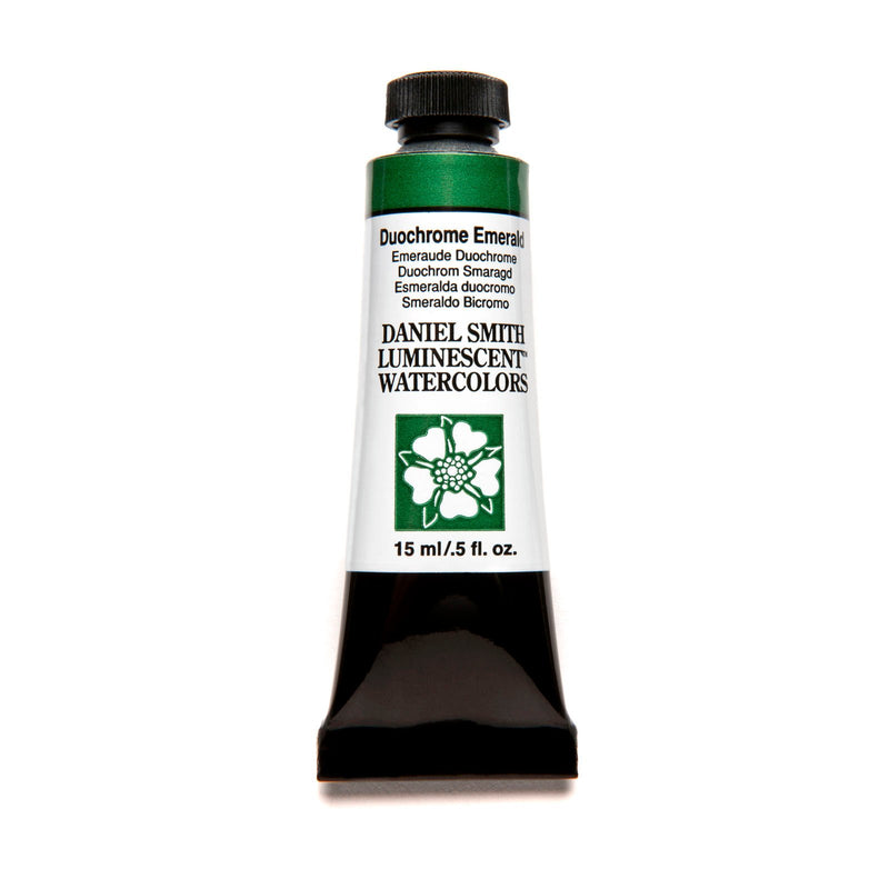 DANIEL SMITH EXTRA FINE WATER COLOUR 15 ML SR 1 DUOCHROME EMERALD (042)