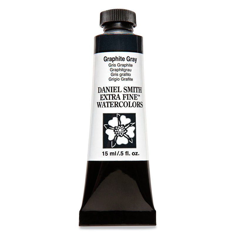 DANIEL SMITH EXTRA FINE WATER COLOUR 15 ML SR 1 GRAPHITE GRAY (038)