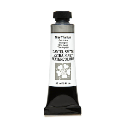 DANIEL SMITH EXTRA FINE WATER COLOUR 15 ML SR 1 GRAY TITANIUM (241)