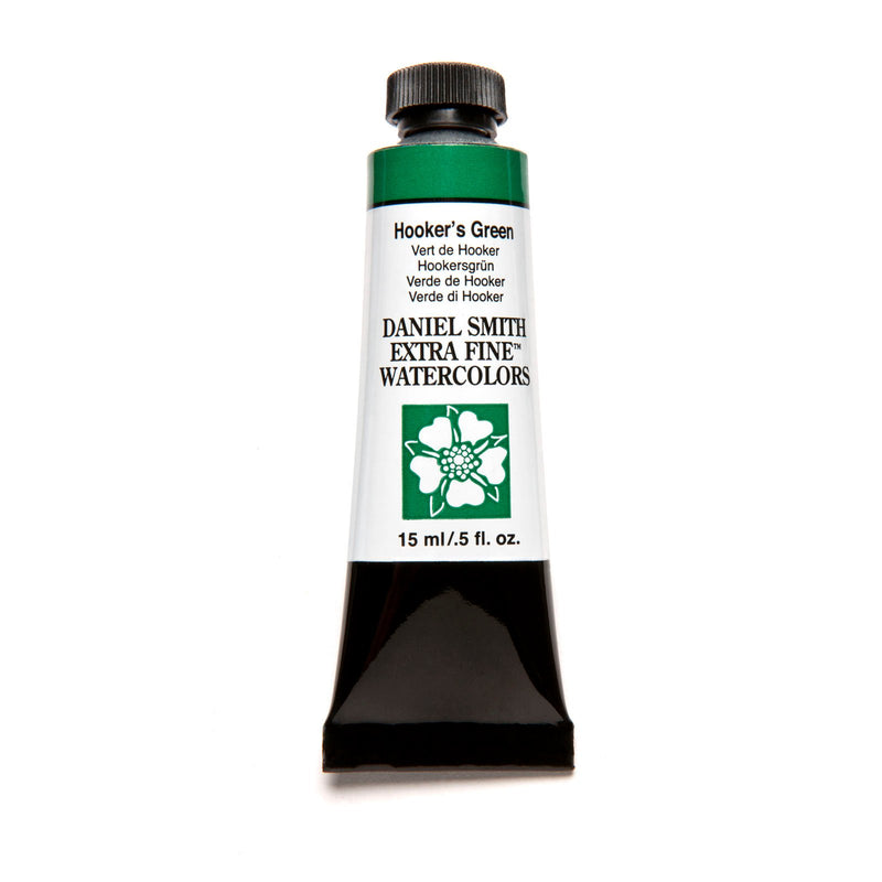 DANIEL SMITH EXTRA FINE WATER COLOUR 15 ML SR 1 HOOKER’S GREEN (042)