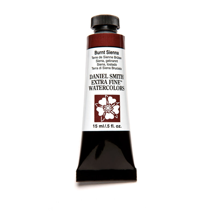 DANIEL SMITH EXTRA FINE WATER COLOUR 15 ML SR 1 BURNT SIENNA (010)