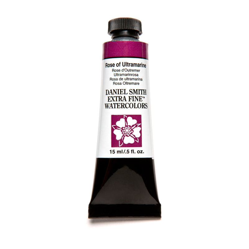 DANIEL SMITH EXTRA FINE WATER COLOUR 15 ML SR 1 ROSE OF ULTRAMARINE (101)