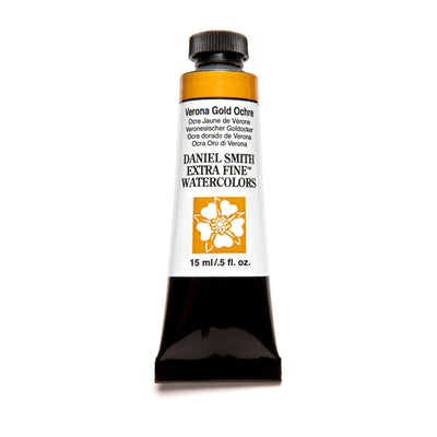 DANIEL SMITH EXTRA FINE WATER COLOUR 15 ML SR 1 VERONA GOLD OCHRE (123)