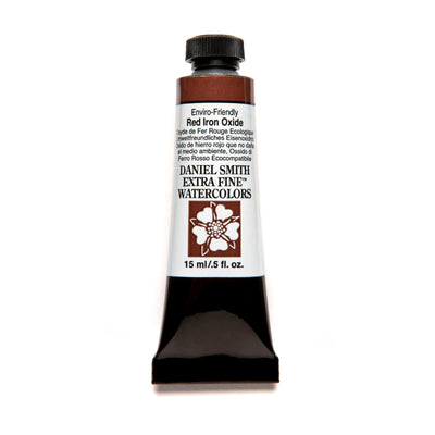 DANIEL SMITH EXTRA FINE WATER COLOUR 15 ML SR 2 ENVIRO-FRIENDLY RED IRON OXIDE (177)