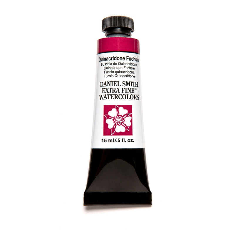 DANIEL SMITH EXTRA FINE WATER COLOUR 15 ML SR 2 QUINACRIDONE FUCHSIA (132)