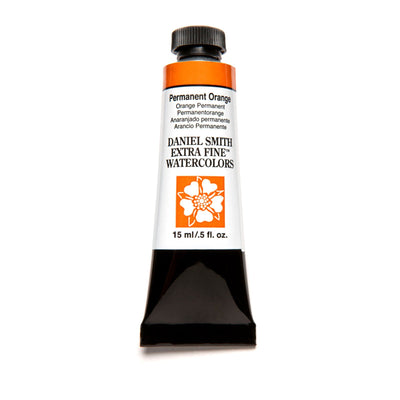 DANIEL SMITH EXTRA FINE WATER COLOUR 15 ML SR 3 PERMANENT ORANGE (071)