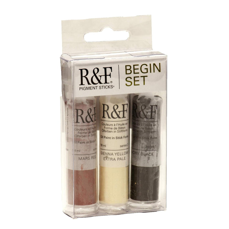 R&F PIGMENT OIL PAINT STICKS SET OF 3PC 19ML (RF