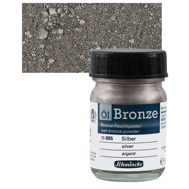 SCHMINCKE PIGMENT OIL 50 ML BRONZE SILVER