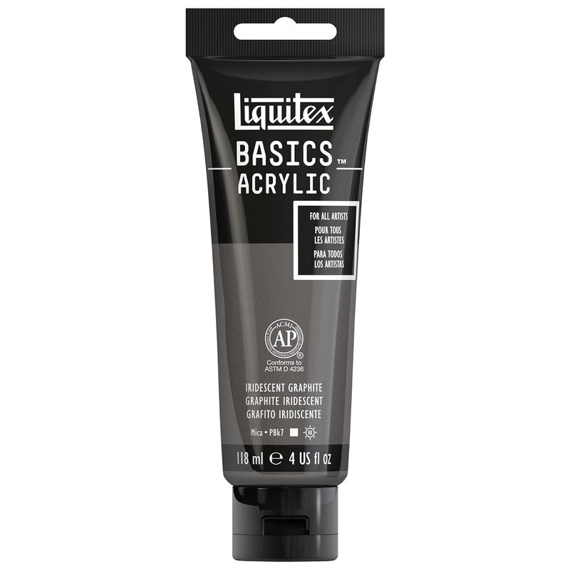 LIQUITEX BASICS ACRYLIC 118 ML IRIDESCENT GRAPHITE 6049