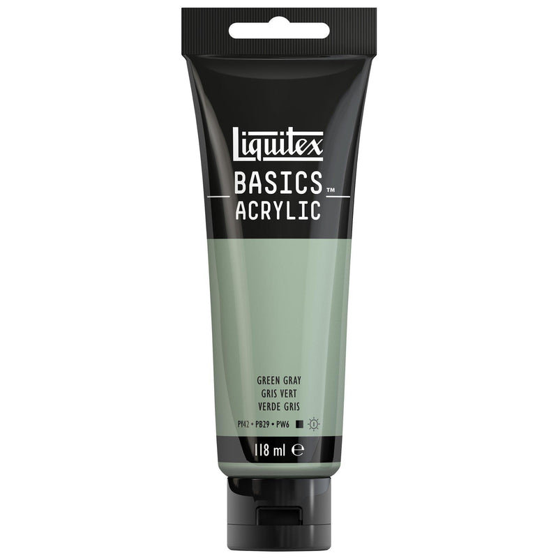 LIQUITEX BASICS ACRYLIC 118 ML GREEN GREY 6205