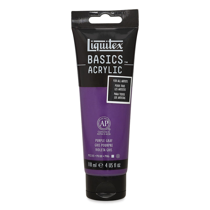 LIQUITEX BASICS ACRYLIC 118 ML PURPLE GREY 6263