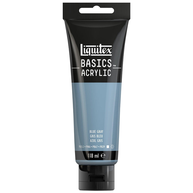 LIQUITEX BASICS ACRYLIC 118 ML BLUE GREY 6142