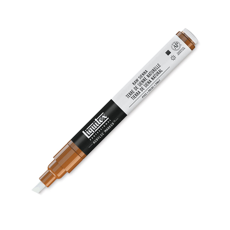 LIQUITEX ACRYLIC PAINT MARKER RAW SIENNA 2 MM