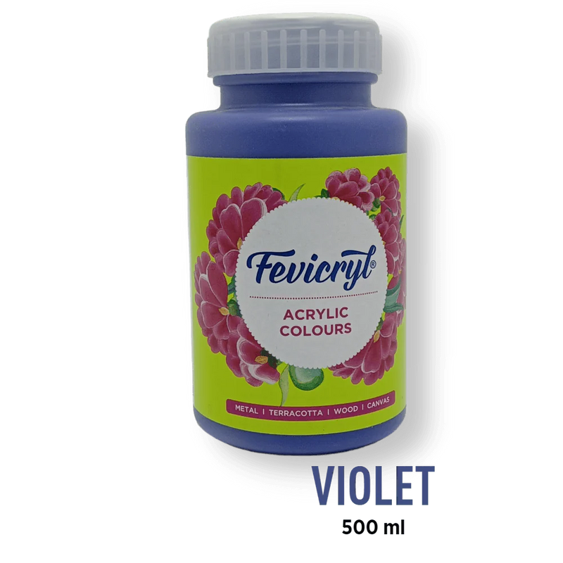 FEVICRYL ACRYLIC COLOUR 25 VIOLET 500 ML