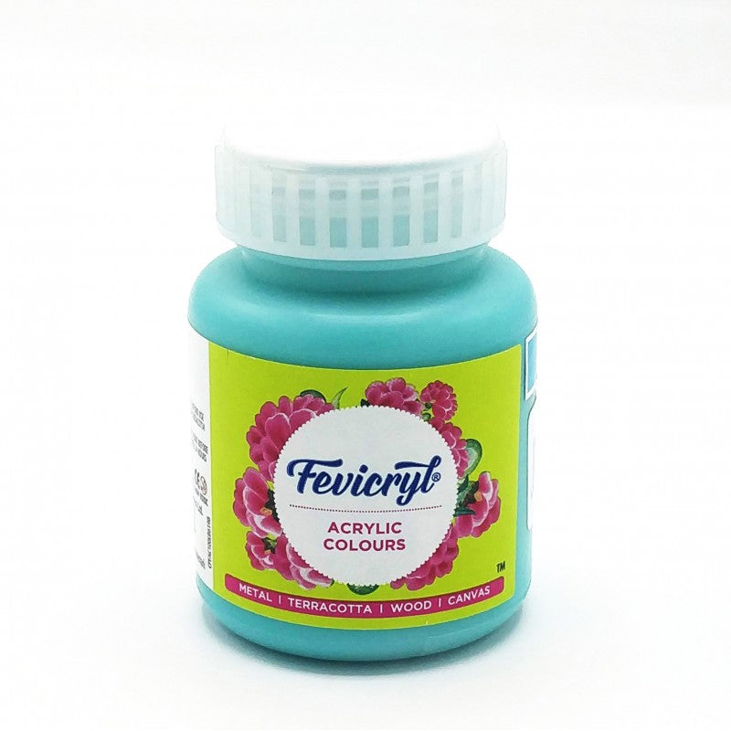 FEVICRYL ACRYLIC COLOUR 68 TEAL BLUE 100 ML