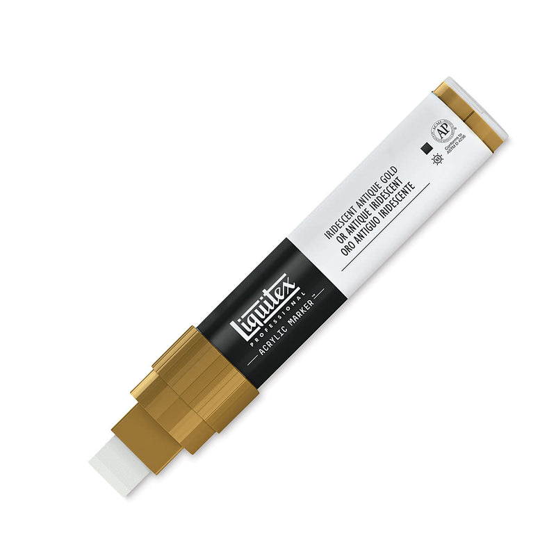 LIQUITEX ACRYLIC PAINT MARKER IRIDESCENT ANTIQUE GOLD 15 MM