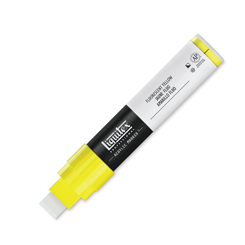 LIQUITEX ACRYLIC PAINT MARKER FLUORESCENT YELLOW 15 MM