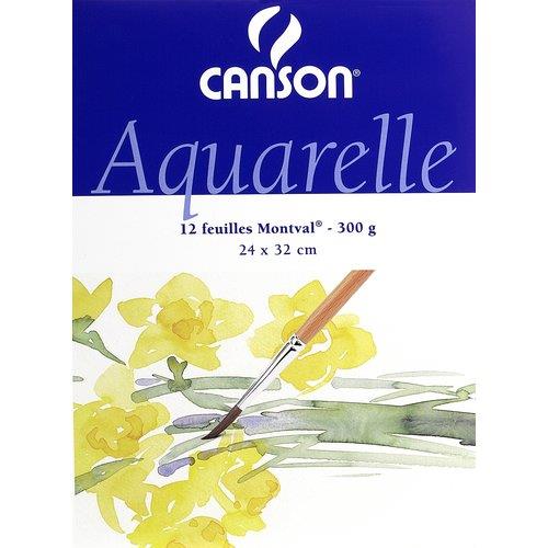 CANSON MONTVAL WATER COLOUR SHEET CP 185 GSM 50 X 65 CM