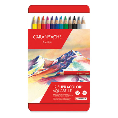 CARAN DACHE SUPRACOLOR SOFT COLOUR PENCIL SET OF 12 (3888.312)