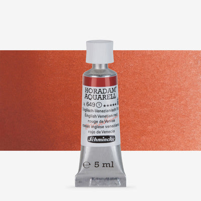 SCHMINCKE HORADAM AQUARELL 5 ML SR 1 ENGLISH VENETIAN RED (649)