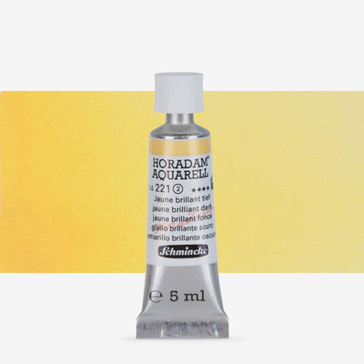 SCHMINCKE HORADAM AQUARELL 5 ML SR 2 JAUNE BRILLIANT DARK (221)