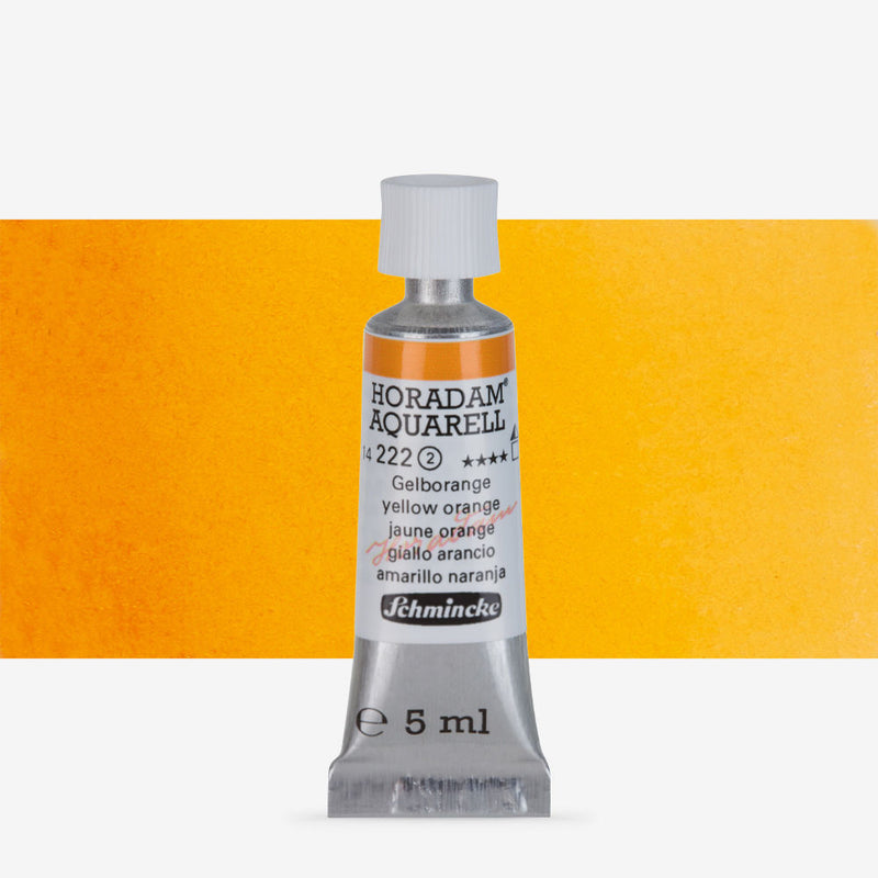 SCHMINCKE HORADAM AQUARELL 5 ML SR 2 YELLOW ORANGE (222)