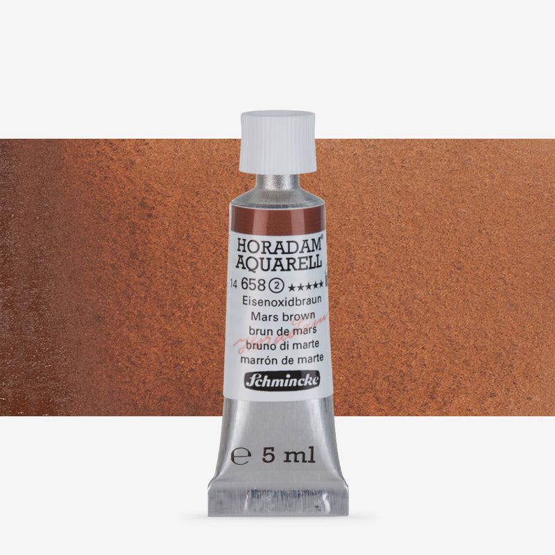 SCHMINCKE HORADAM AQUARELL 5 ML SR 2 MARS BROWN (658)