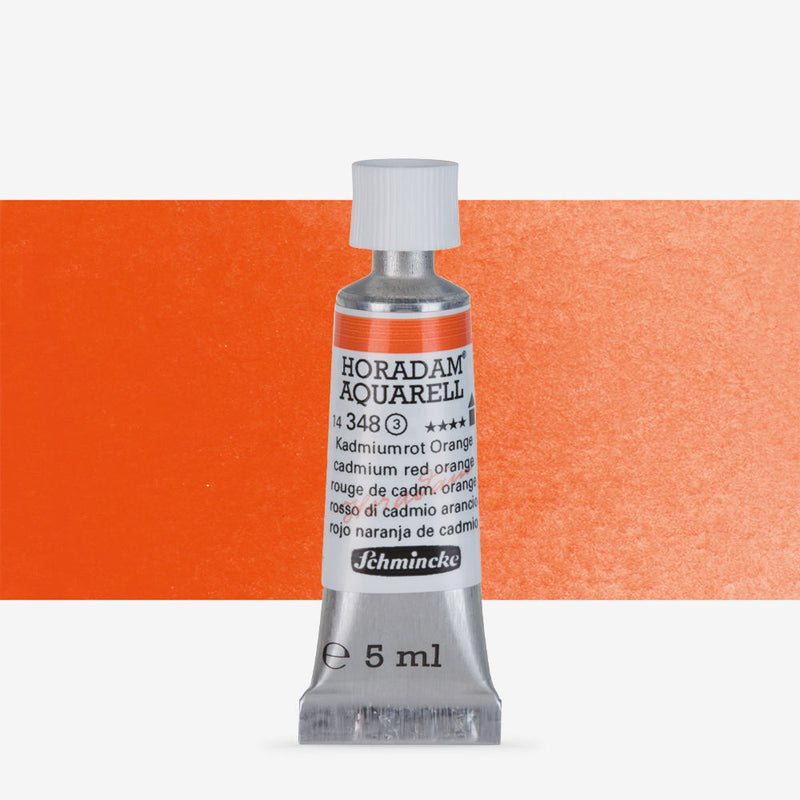 SCHMINCKE HORADAM AQUARELL 5 ML SR 3 CADMIUM RED ORANGE (348)