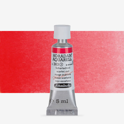 SCHMINCKE HORADAM AQUARELL 5 ML SR 3 SCARLET RED (363)