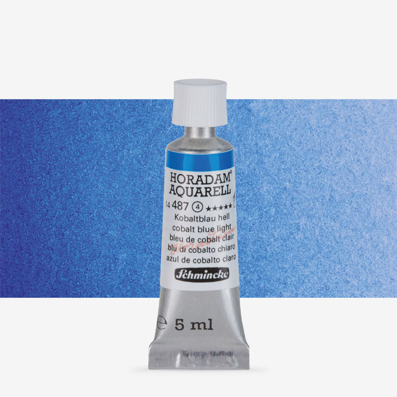 SCHMINCKE HORADAM AQUARELL 5 ML SR 4 COBALT BLUE LIGHT (487)