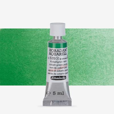 SCHMINCKE HORADAM AQUARELL 5 ML SR 4 COBALT GREEN PURE (535)